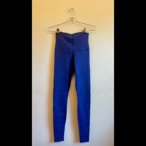 Bright blue lululemon wunder under hi rise sz 4 *